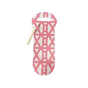 NEW CLAIREBELLA bamboo wine bag in pink